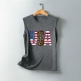 thumbnail image 4 of Wycnly Summer Saving Tank Top for Women Workout Tops Independence Day Loose Patriotic 4th of July Shirts Casual USA Letter Print Sleeveless Tee Tops Girls Sleeveless Shirt, 4 of 4