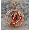 thumbnail image 4 of Leafael "Superstar Zodiac Constellation Pendant Necklace Made with Premium Crystal December January Birthstone Horoscope Jewelry, Capricorn, 14k Rose Gold Plated, 18"+2", 4 of 6