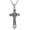 Box Chain Silver, variant on Religion Stainless Steel Saint St St. Benedict Crucifix Cross Pendants Necklace INRI