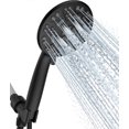 thumbnail image 1 of High Pressure 8 Functions Shower Head with handheld - Powerful Detachable Shower Head Set for Low Water Pressure - Tool-less 1-Min Installation, Extra, 1 of 4