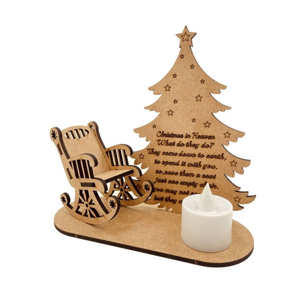 Christmas Wooden Ornament Father's Day Mother's Day Memorial Supplies