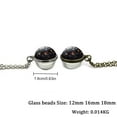 thumbnail image 4 of Glass Ball Necklace Double-side Simple Universe Necklace Planet Pendant Necklace, 4 of 10