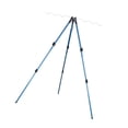 thumbnail image 2 of Soporte para trípode para caña de pescar, soporte plegable para 7 cañas, soporte para caña de pescar para accesorios de pesca en tierra Negro, 2 of 8