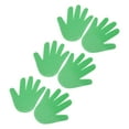 thumbnail image 2 of Juego de 3 pares para educación y deportes preescolares, ideal para jardines de infancia, marcadores de piso con huellas de manos de PVC antideslizantes de color verde, 2 of 8