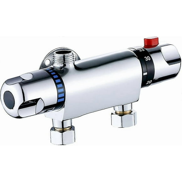 Thermostatic Shower Mixer, Thermostatic Shower Mixer Valve Tap Bar Mounted Hot Temperature Valve_Perfect Gift