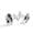 Color 1, variant on Men's Classic Stainless Steel, Sunflower White Cow Wooden Board Cufflinks Business Wedding Shirts, Silver