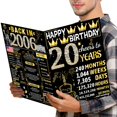 thumbnail image 1 of Tarjeta de Cumpleaños Joycard 20º Jumbo 20,3x25,4 cm con Sobre, 1 of 7