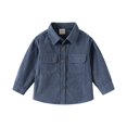 thumbnail image 3 of YOUYEDIAN Button Down Shirts for Boys Spring Fall Casual Fashion Shirts Long Sleeve Collared Tops, 3 of 5
