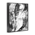 thumbnail image 3 of Stupell Industries Industrial Dramatic Abstract Black and White Design Black Framed Giclee Art, 11 x 14, by OnRei, 3 of 8