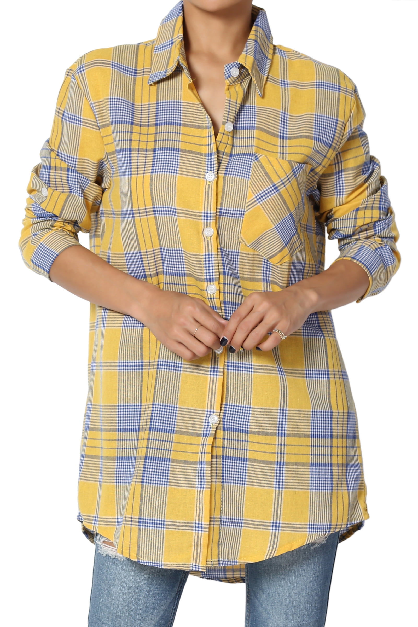 oversized boyfriend button down shirt