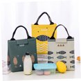 thumbnail image 3 of UPGRATOR 1Pc Portable Dark Cloth Lunch Bag with Thermal Insulation for Men and Women, 3 of 8
