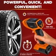 thumbnail image 6 of Bullseye 2441 12V Digital Pressure Gauge Tire Inflator, Orange, 6 of 7