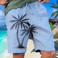 thumbnail image 1 of Pantalones de playa elásticos de cuatro lados para hombre, de verano, comercio exterior europeo y americano, de secado rápido Fivean unisex, 1 of 2