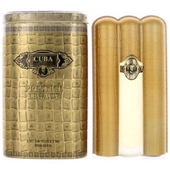 Cuba amcubpl34s Prestige Legacy 3 oz Eau De Toilette Spray for Men