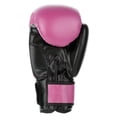 thumbnail image 4 of Fighter PU Basic Fighter Gloves - pink/black, 1376APUBP, 4 of 4
