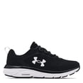 thumbnail image 3 of Zapatos Under Armour Charged Assert 9 para mujer, negro/blanco, 3 of 7