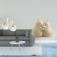 thumbnail image 2 of Elegante Juego De Sujetalibros De Cerámica Con Forma De Cisne, Figuras Artísticas Para Estantería, Entrada, Decoración De Mesa, Regalo único Para Parejas., 2 of 8