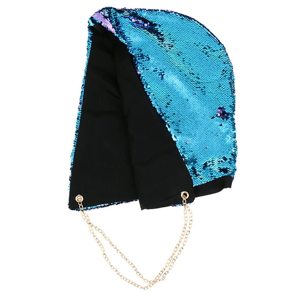Accesorio de protección Diadema con de imitación para mujer de moda púrpura Soledad Mujeres Bling Hood