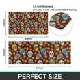 thumbnail image 7 of Brown Skull Marigold Pattern Kitchen Rugs Sets Of 2,Anti Fatigue Kitchen Mat Rugs Non Slip Washable,Decorative Kitchen Floor Mats for Kitchen,Sink,Laundry,17"x30"+17"x47", 7 of 7