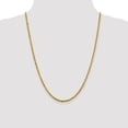 thumbnail image 2 of 10K Yellow Gold necklace Rope chain Diamond-cut 24 in 3 mm, 2 of 5