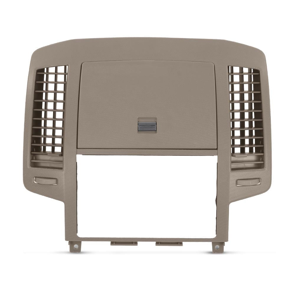 Brown Center Dash Radio Bezel w/Storage Vents Glove Box Fit for 2005-2006 Nissan Altima
