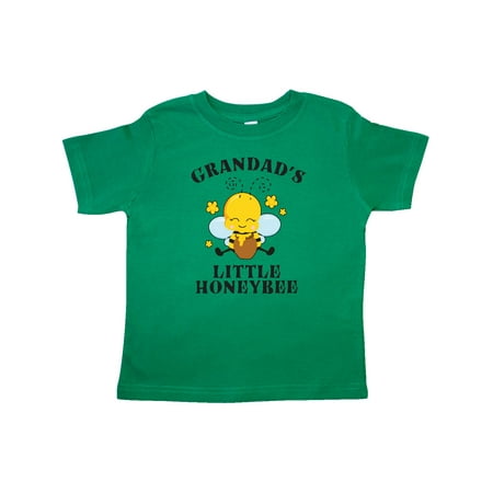 

Inktastic Cute Bee Grandad s Little Honeybee with Stars Gift Toddler Boy or Toddler Girl T-Shirt