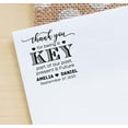 thumbnail image 3 of Printtoo Personalized&nbsp;Blue Self Inking Opner Favor Custom Stamper Thank You For Being A Key Round Heavy Duty Stamp-45 mm, 3 of 6