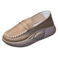 thumbnail image 4 of stanreset Chaussures Décontractées pour Femmes Confortables Slip Plateforme Mode Urbaine Intérieur et Extérieur Doux pour Marche Intérieure Extérieure Kaki 40, 4 of 9