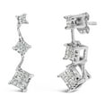 thumbnail image 2 of 14K White Gold 1ct. TDW Princess-cut Diamond Earrings (G-H,VS1-VS2), 2 of 6