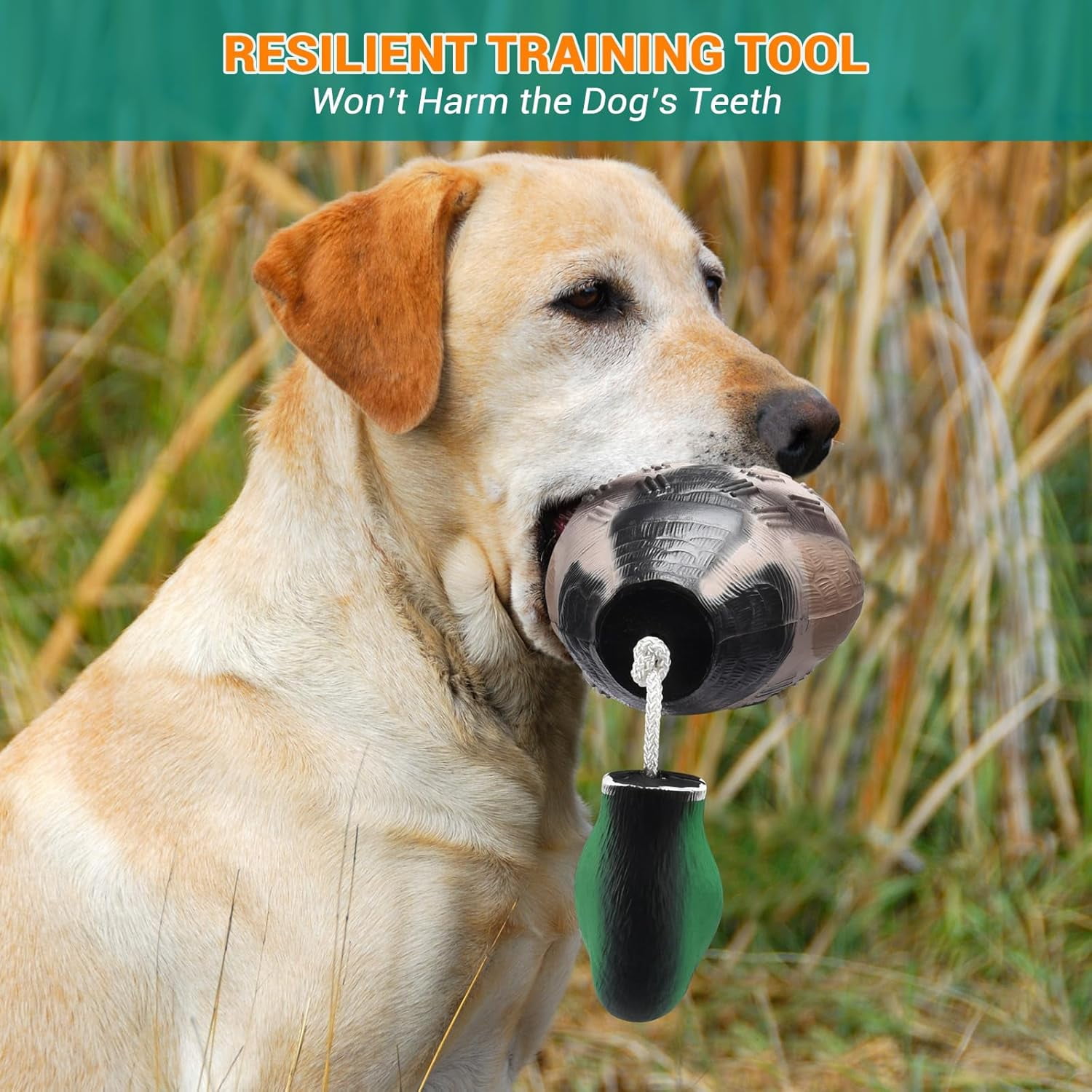 2 PCS Floatable Realistic Duck Dummy for Dog Retriever Training, Hunting Dog Recognition Trainers, Waterfowl Training Dummy, Interactive Foam Pet Toys, Duck Dog Toys