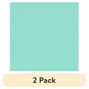 (2 pack) Mainstays 1.5 Yards 100% Cotton Light-weight Flannel Solid, Mint, 42" Wide for Crafts