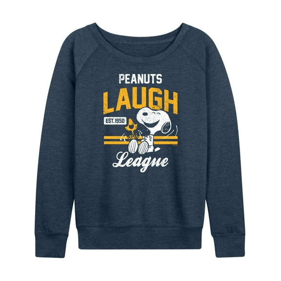 Peanuts - Peanuts Laugh League - Women's Lightweight French Terry Long Sleeve Shirt