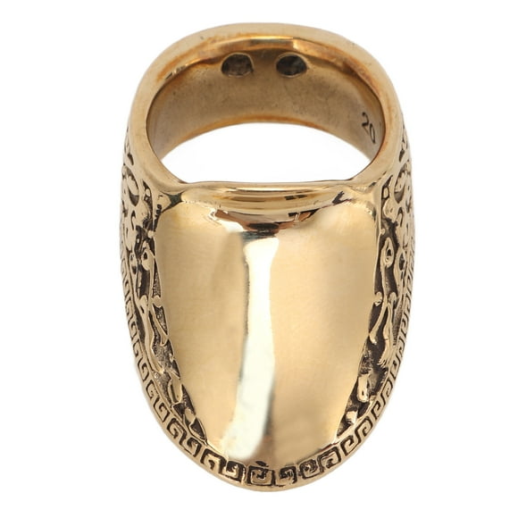 Bague de Tir à l'Arc, Processus de Polissage Styles de Port Polyvalents Bague de Pouce Universelle pour Tir à l'Arc en Extérieur pour Tir 20mm