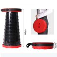 thumbnail image 2 of Tabouret Pliant Léger Mais Plus Robuste avec Capacité de Charge 150KG Tabouret Portable Rétractable pour Camping Pêche Randonnée BBQ, 2 of 6