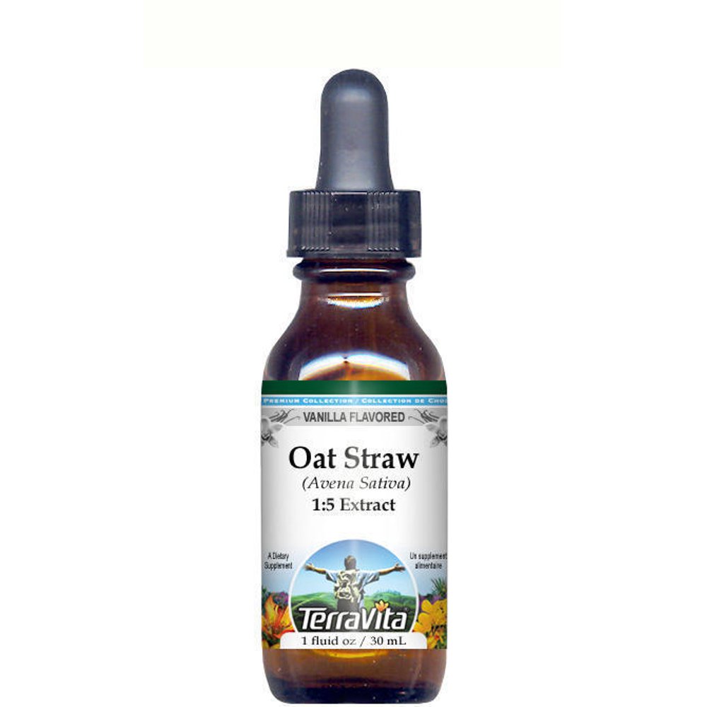 Wild Oat Straw (Avena Sativa) Glycerite Liquid Extract (15) Vanilla
