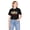 Black, variant on Softball Retro Mama Rocker Sports Checkerboard Shirt