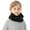 Black, variant on Kids Girls/Boys Winter Knitted Infinity Scarf Polar Fleece Neck Warmer