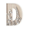 thumbnail image 3 of Layered 4.92 Inch Large Wooden Letters for Wall Decor, 27 Letter Wall Decor,Flowered Paintable Wooden for Crafts Birthday Bohosign Wedding Home Decoration Gifts(D), 3 of 6