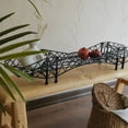 thumbnail image 2 of SUSSEXHOME Metal Bridge Shelf, Suitable for Using on Walls and Desks, Wall Mount Hanger for Home or Office (Forth Bridge), 2 of 3