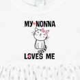 thumbnail image 4 of Inktastic Nonna Loves Me Girls Girls Baby Dress, 4 of 5
