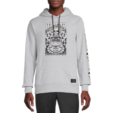 Tony Hawk Men’s Skulls Fleece Hoodie Sweatshirt, Sizes S-XL
