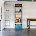 thumbnail image 5 of Seville Classics UltraDurable® 5-Tier NSF Steel Wire Shelving, 24" W x 18" D, Black, 5 of 14