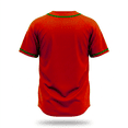 thumbnail image 2 of Casaca Jersey Béisbol México Bordado Colores Verde Negro Rojo Diseño Clásico Botones Cuello Redondo, 2 of 5