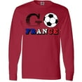 thumbnail image 3 of Inktastic Go, France- Soccer, Football Long Sleeve T-Shirt, 3 of 5