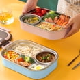 thumbnail image 4 of CSChome Lunch Container Leak-proof Lunch Container: BPA-Free Hot Food Warmer Bento Box, Water Can Be Heated, Shock-proof, 4 of 7
