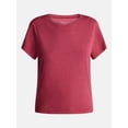 thumbnail image 5 of No Boundaries Washed Relaxed Fit Cotton Tee, Women's XXS-XXL, 5 of 5