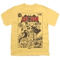 thumbnail image 2 of Batman Yesterdays Heroes 2 Kids T Shirt (Medium) for Youth Toddler Boys and Girls, Banana, 2 of 5