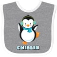 thumbnail image 3 of Inktastic Chillin Penguin Boys or Girls Baby Bib, 3 of 4