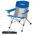 thumbnail image 2 of KingCamp Lightweight Foldable Outdoor Camping Chair, 2 Pack, Blue/Grey, 2 of 12
