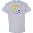 thumbnail image 3 of Inktastic Music Notes Musical T-Shirt, 3 of 5